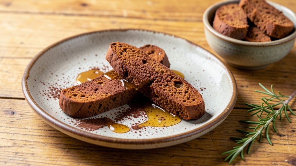 Biscotti abbracci ricetta: due strati di frolla e crema al cacao da tagliare a mano