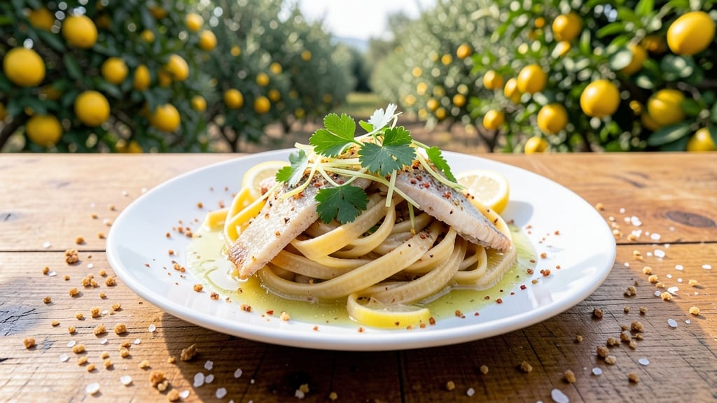 Busiate al pesce alla scapece