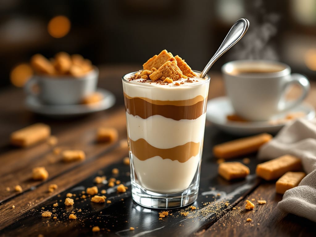 Semifreddo ai biscotti e caffè
