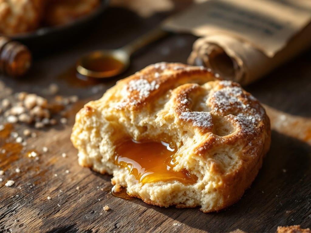 Biscotti al burro salato e miele di castagno