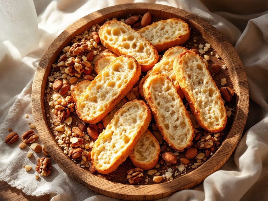 Biscotti di riso soffiato e frutta secca