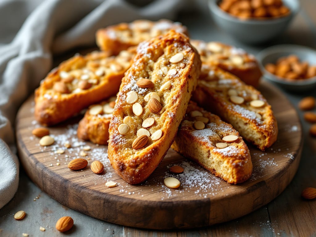 Biscotti di mandorle ricetta della nonna: croccanti fuori, morbidi dentro e spolverati di zucchero a velo