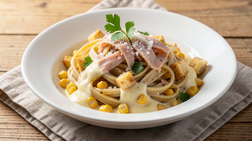 Ricetta pasta con mais: cremosa e con peperoncino secco per un sapore di grano e latte