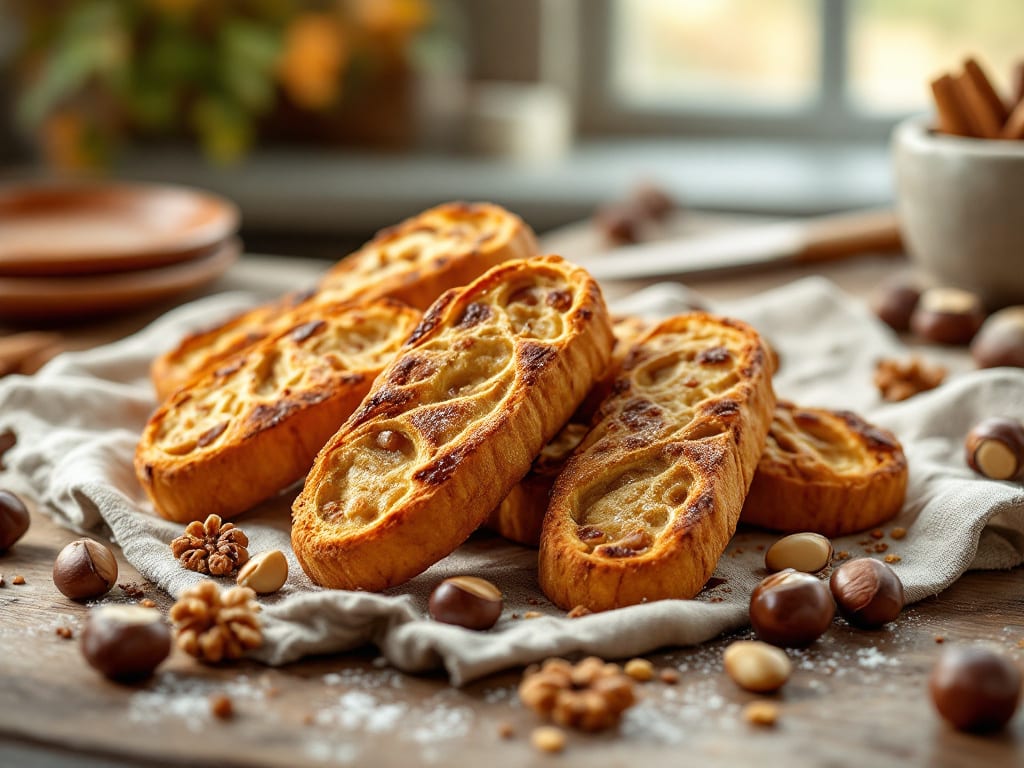 Biscotti alla frutta secca e miele di castagno
