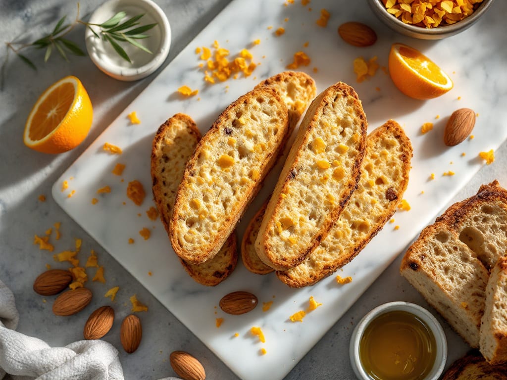 Biscotti al Latte di Mandorla e Arancia