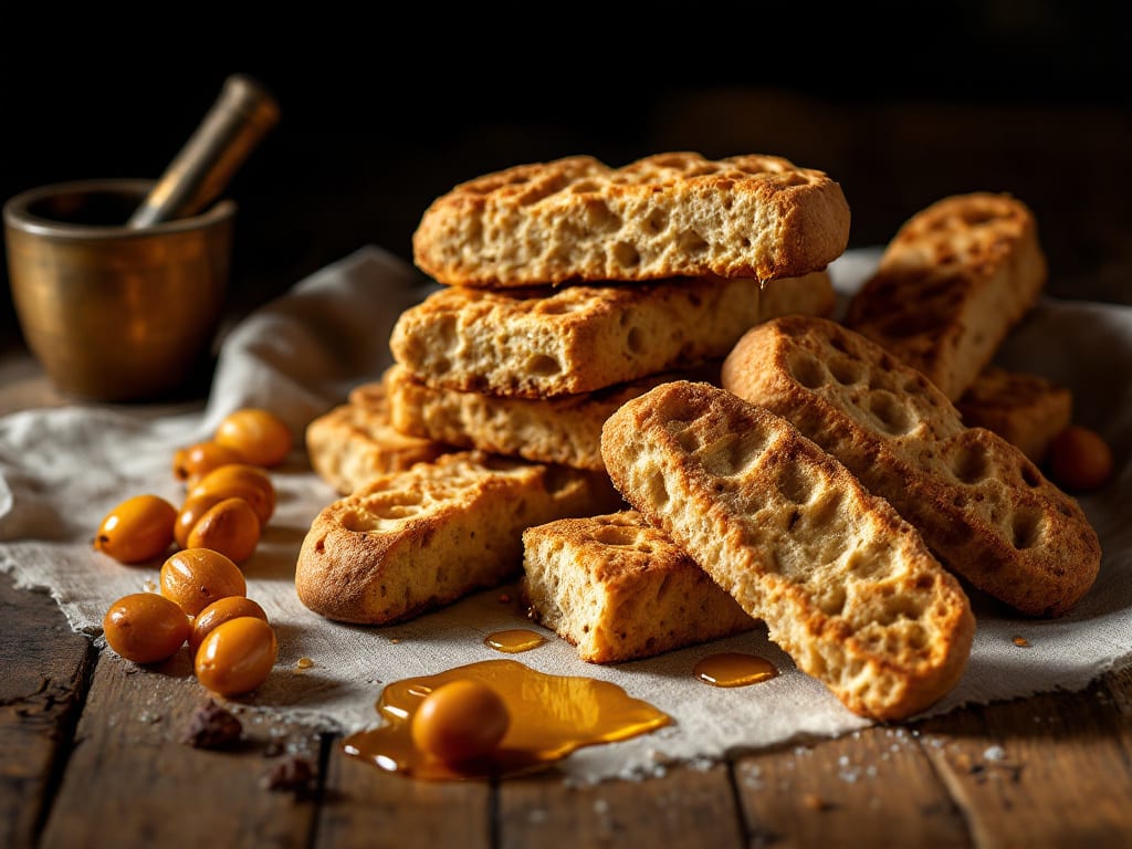 Biscotti alle noci e miele senza lattosio