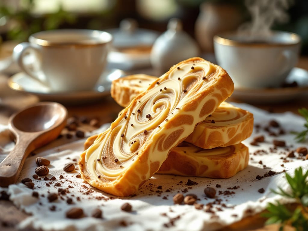 Biscotti al Caffè e Cioccolato Bianco