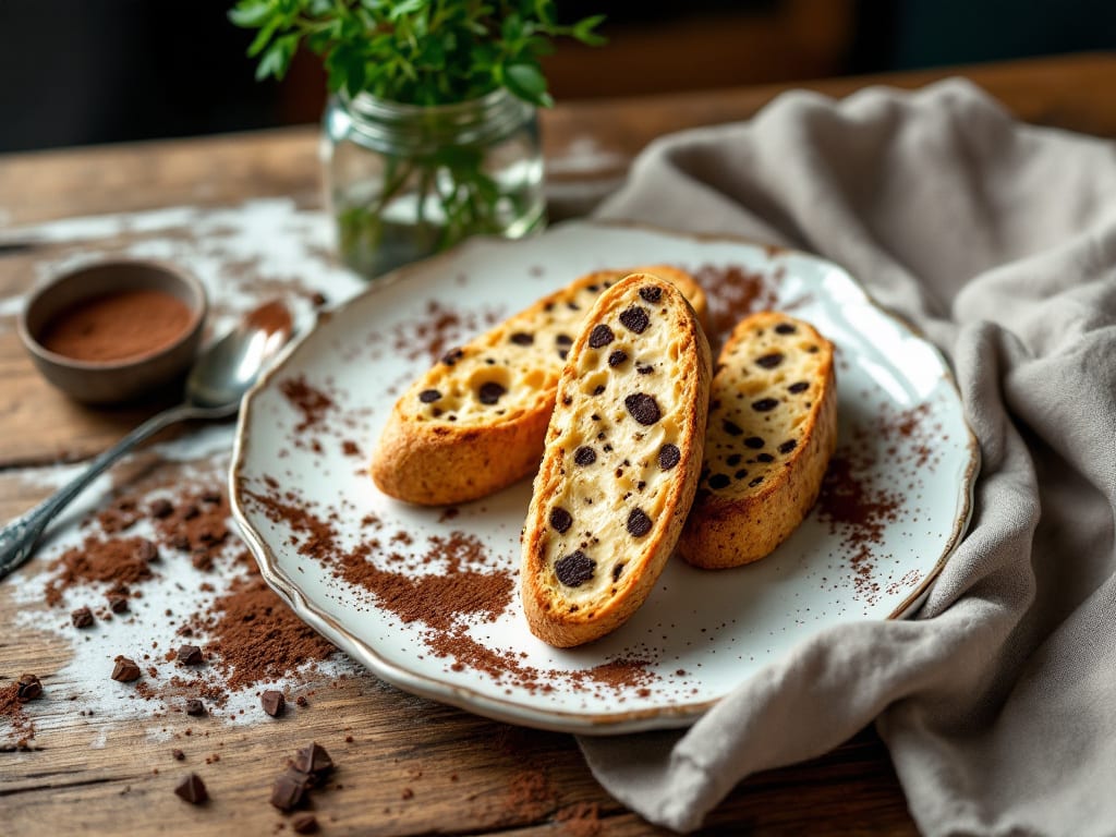 Biscotti al cacao e ricotta