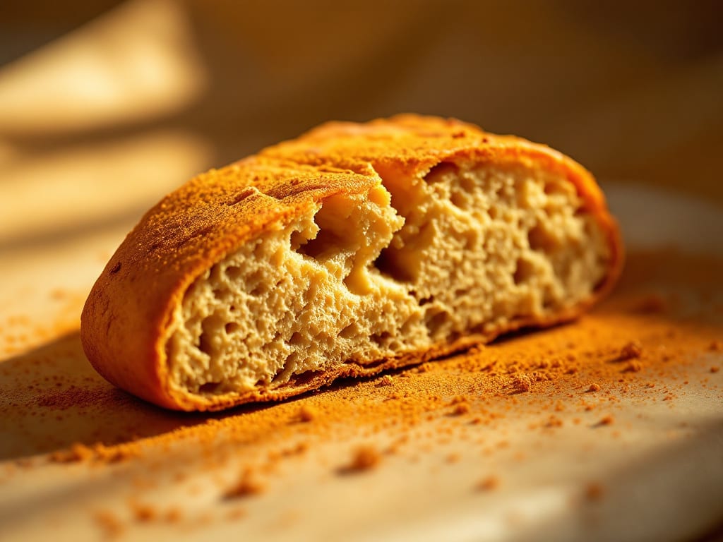 Biscotti allo zafferano e mandorle caramellate
