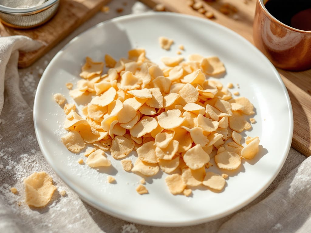 Biscotti di fiocchi di latte tostati