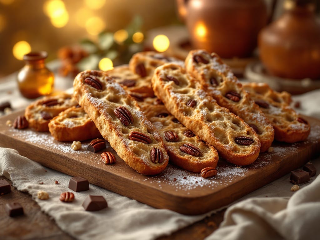 Biscotti Turchi al Cioccolato e Noci Pecan