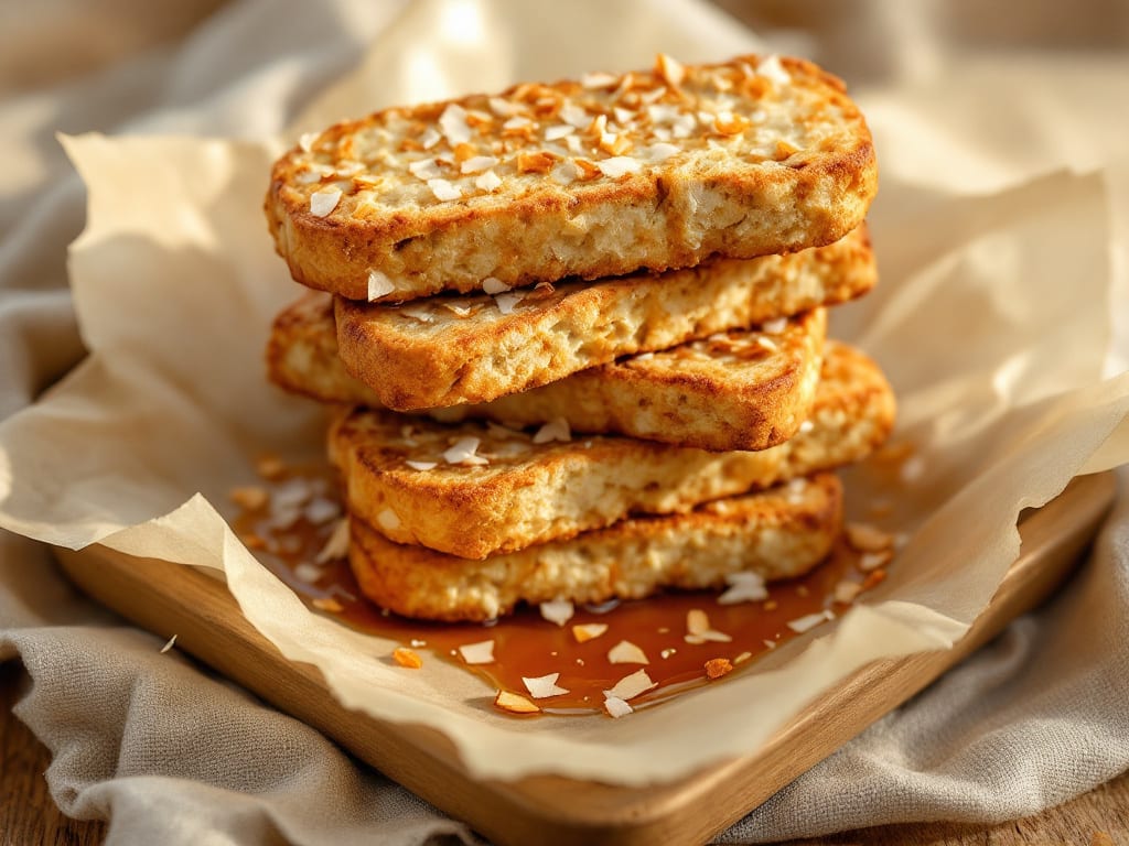 Biscotti al cocco e sciroppo d'acero
