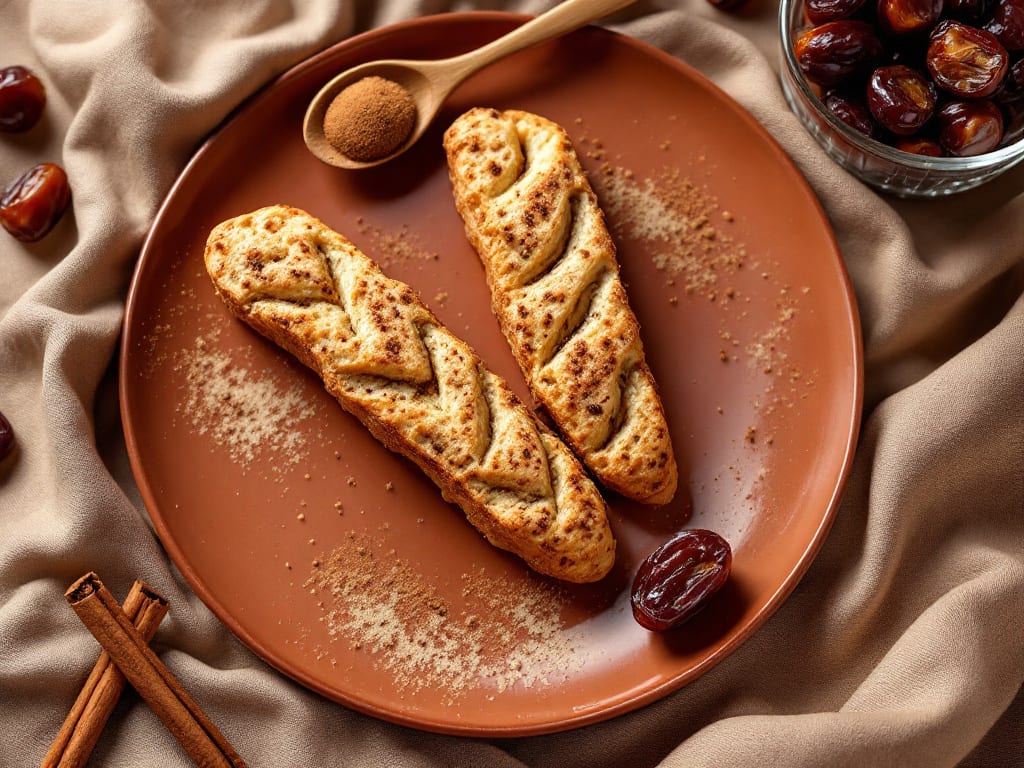Biscotti al dattero e cannella senza zucchero