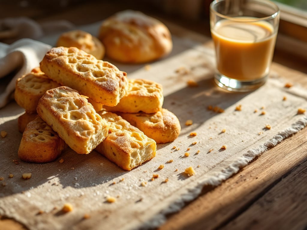 Biscotti al latte e vaniglia con farina di riso