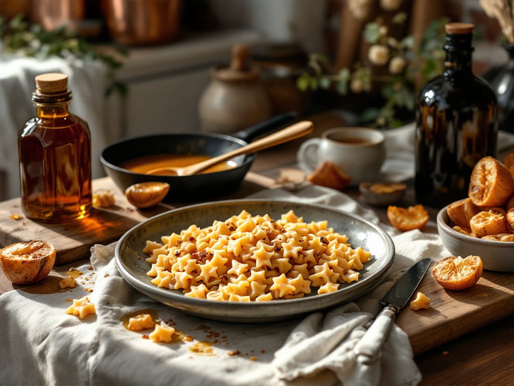 Trofiette con Salsa di Noci e Miele