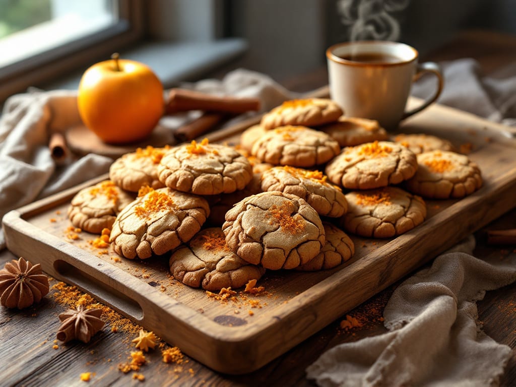 Biscotti all'arancia e zenzero con scorza candita
