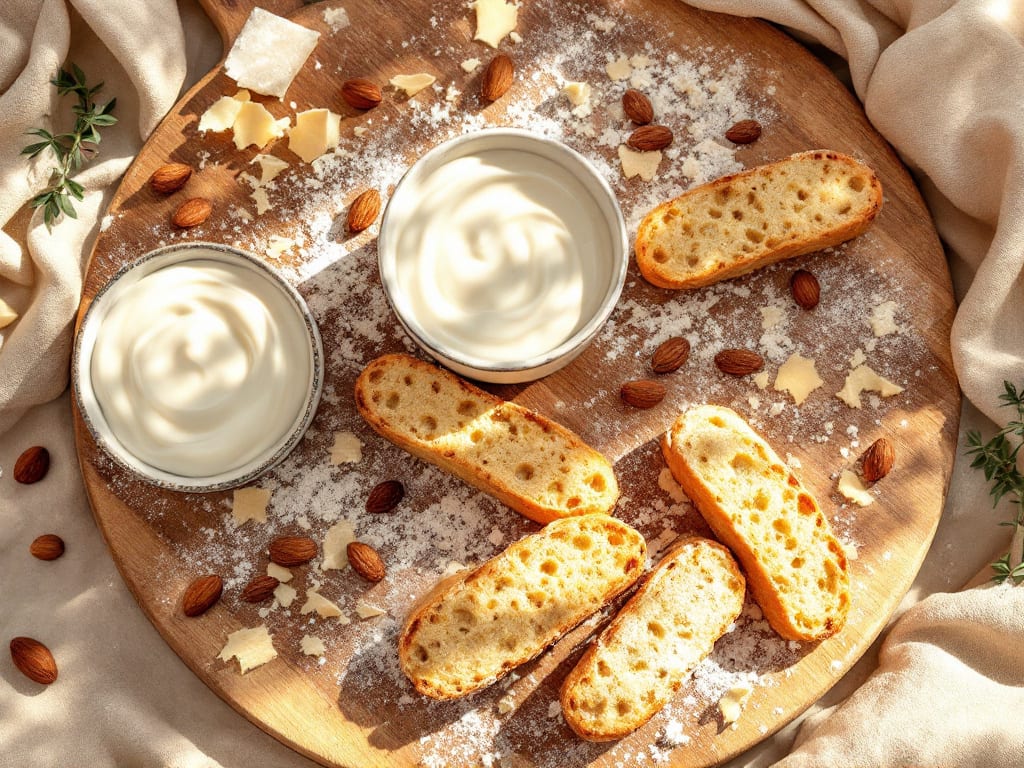 Biscotti allo yogurt vegetale e mandorle
