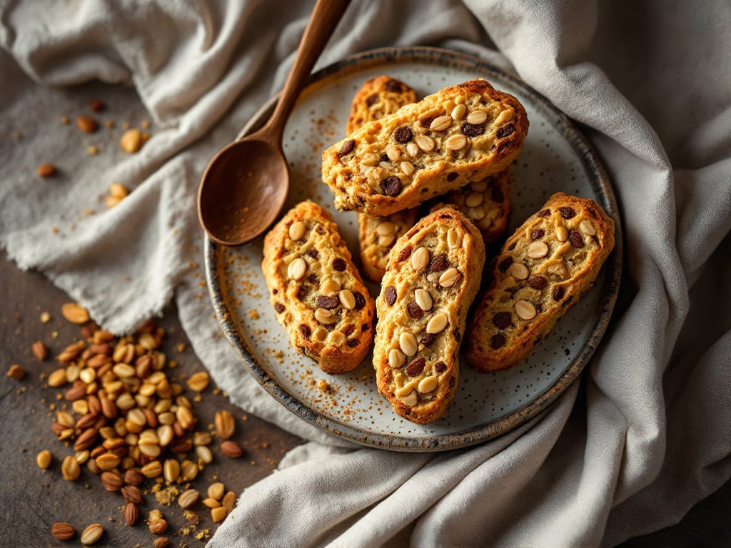 Biscotti senza zucchero con banana e datteri