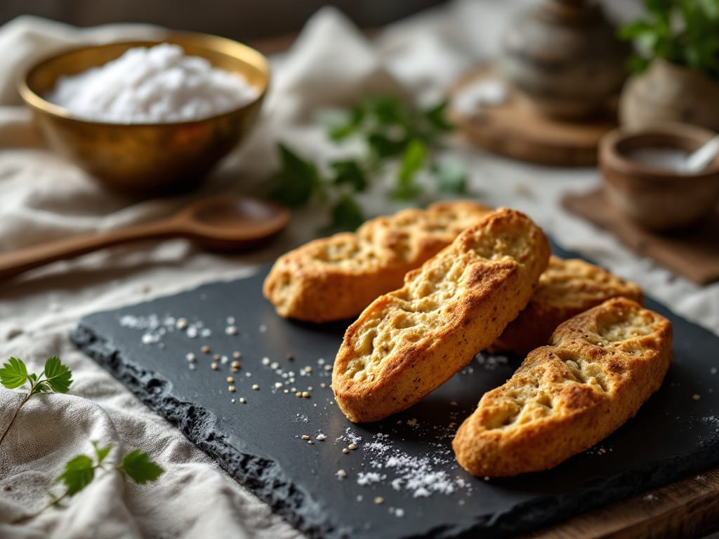 Biscotti al burro salato e semi di sesamo
