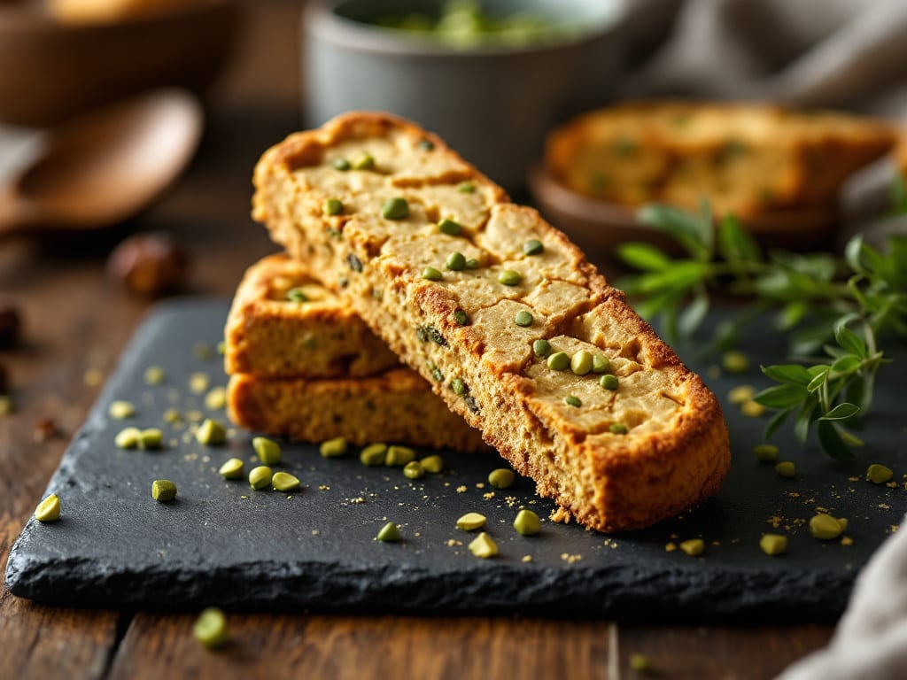 Biscotti alla vaniglia e pistacchio di Bronte