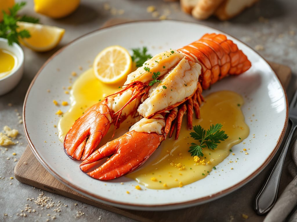 Aragosta al limone e burro aromatico