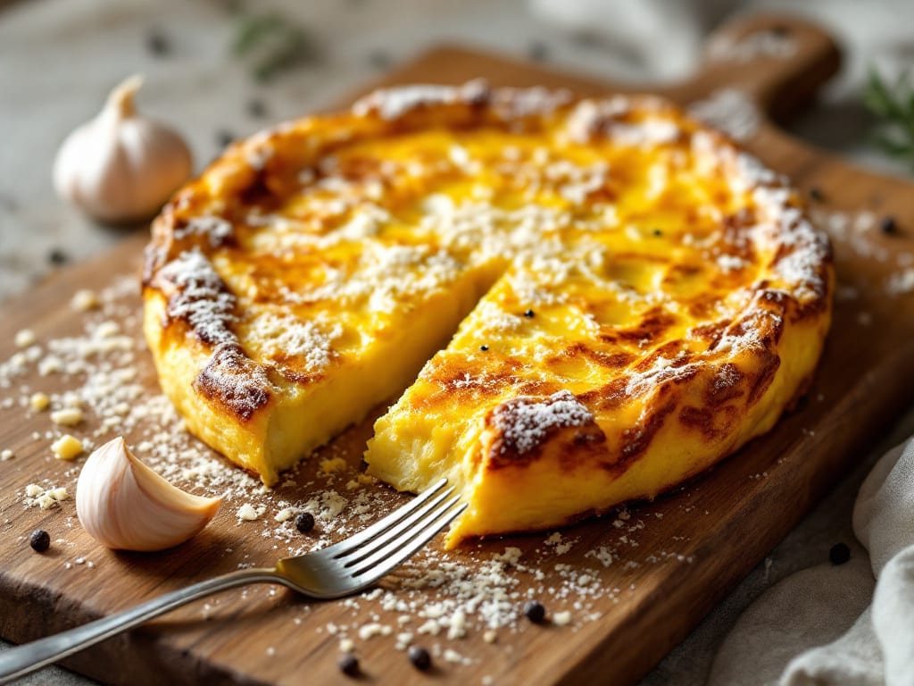 Frittata di patate e formaggio