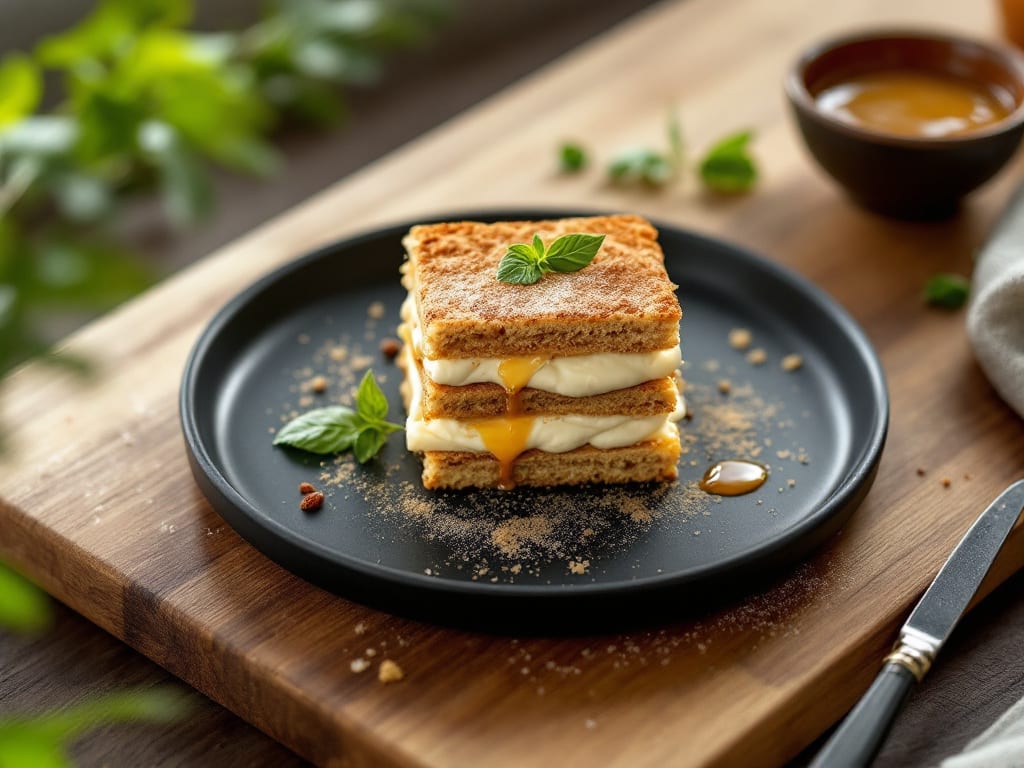 Tiramisù ai biscotti e Nutella senza caffè