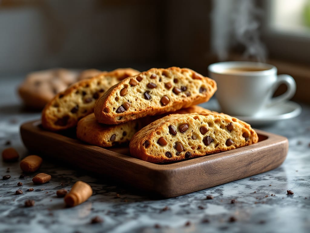 Biscotti al caffè e nocciola tostata