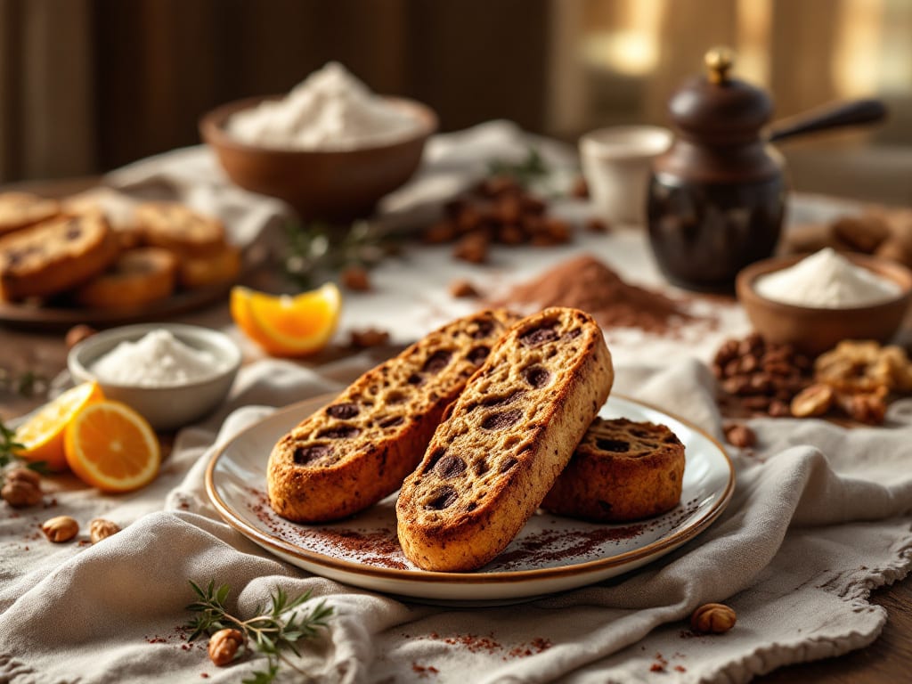 Biscotti al cioccolato e noci senza burro