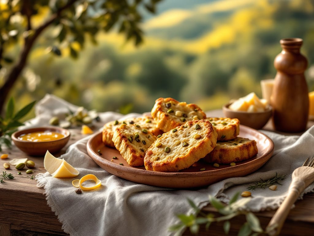 Biscotti al Pistacchio e Miele