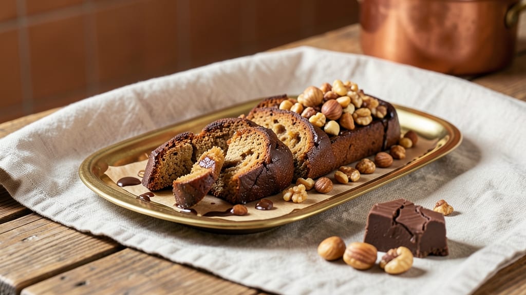 Biscotti al cioccolato fondente e noci