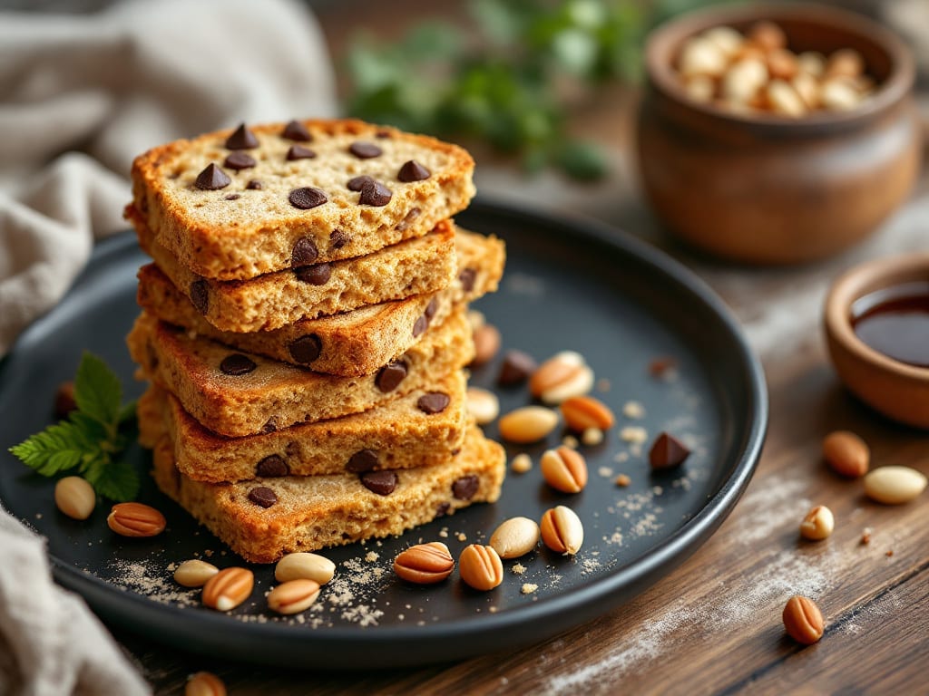 Biscotti al cioccolato fondente e mandorle
