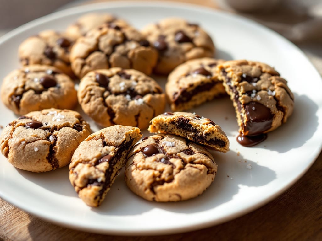 Biscotti alla segale con cioccolato fondente