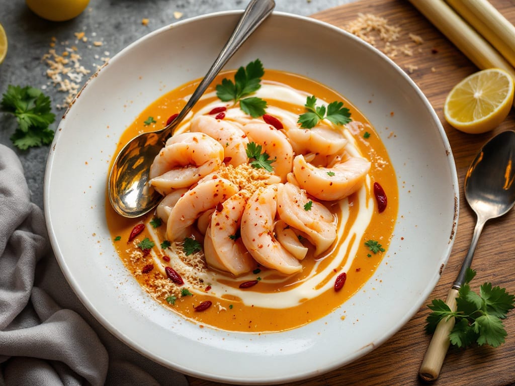Aragosta al curry cocco e lime