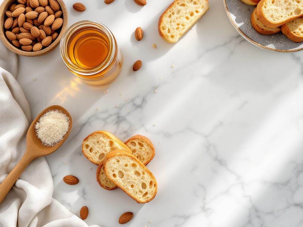 Biscotti di mandorle e miele al microonde
