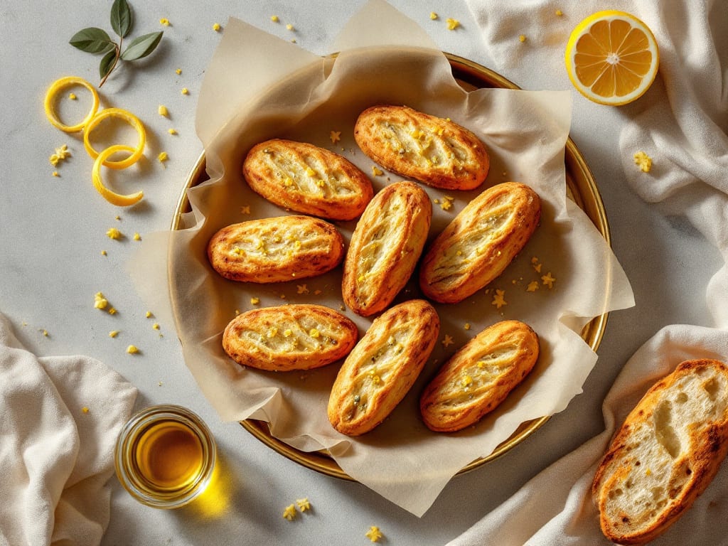 Biscotti al limone e mandorle tostate