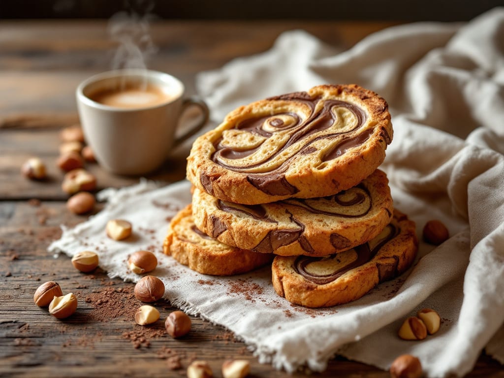 Biscotti al cacao e nocciola torrefatta