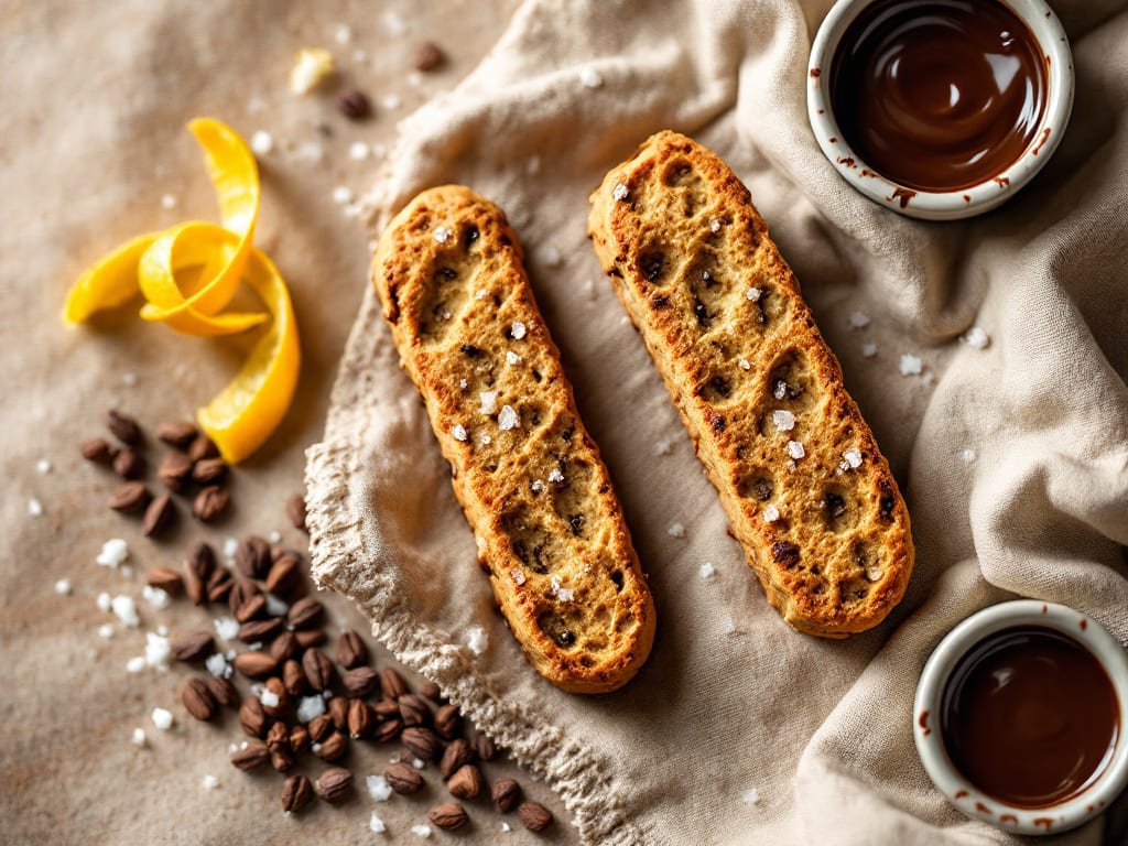 Biscotti al cioccolato e sale marino