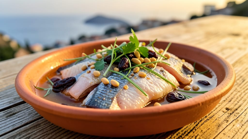 Sarde a beccafico in salamoia