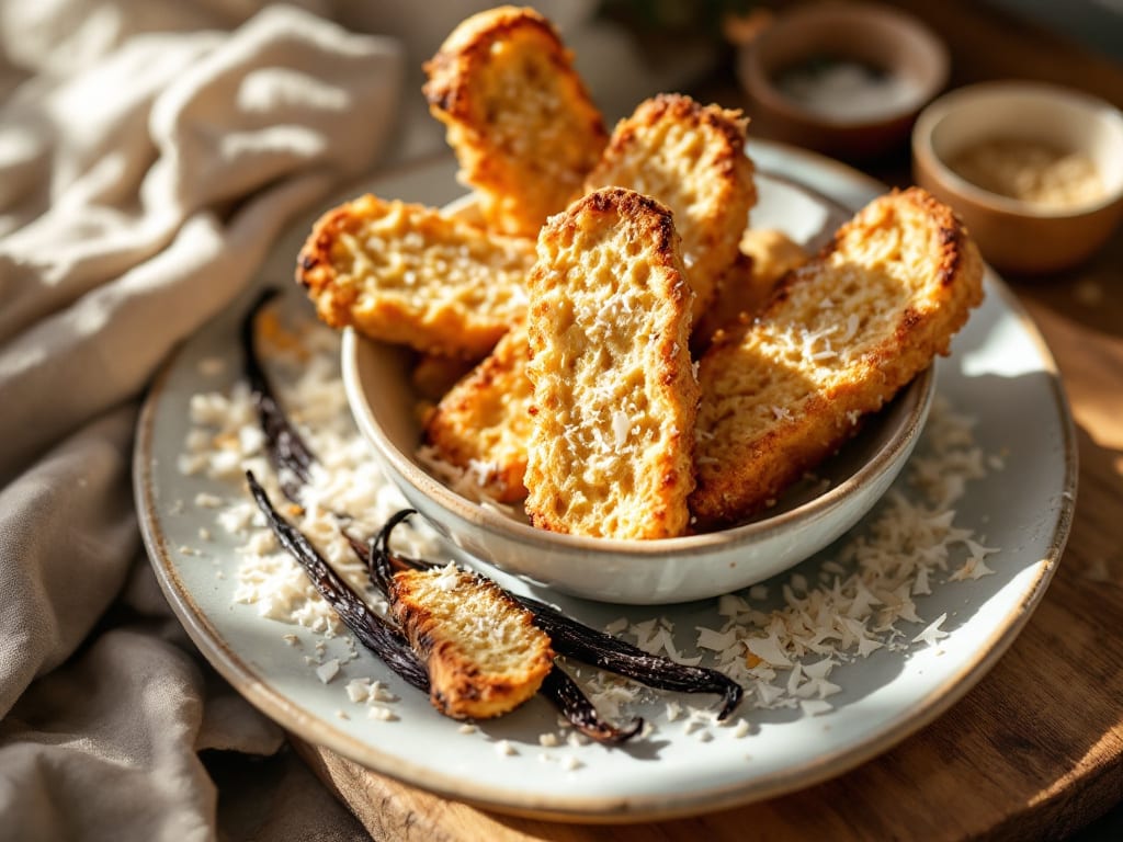 Biscotti al cocco ricetta veloce: croccanti fuori, morbidi dentro con vaniglia e zucchero