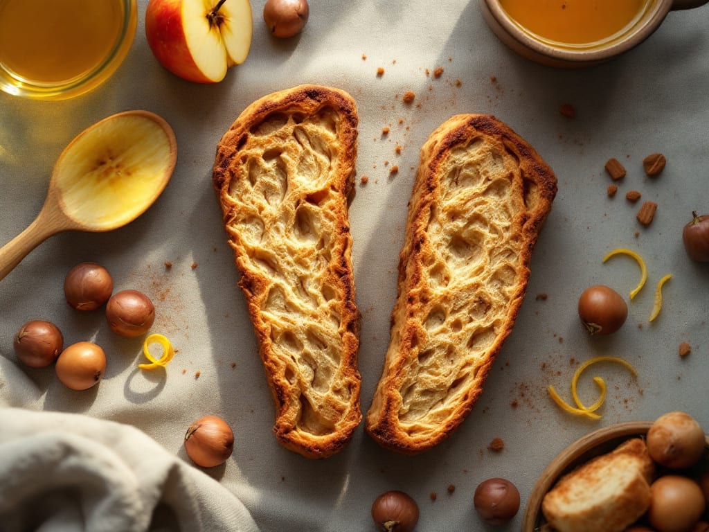 Biscotti di farina di castagne e mela