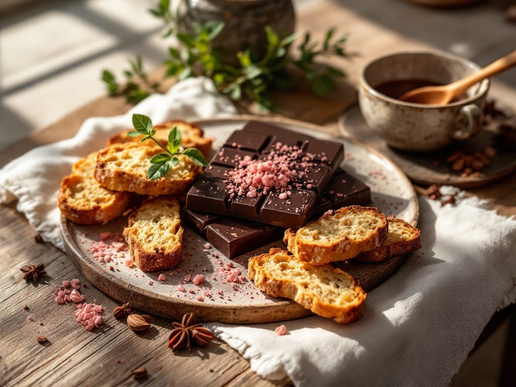 Biscotti al Cioccolato e Pepe Rosa