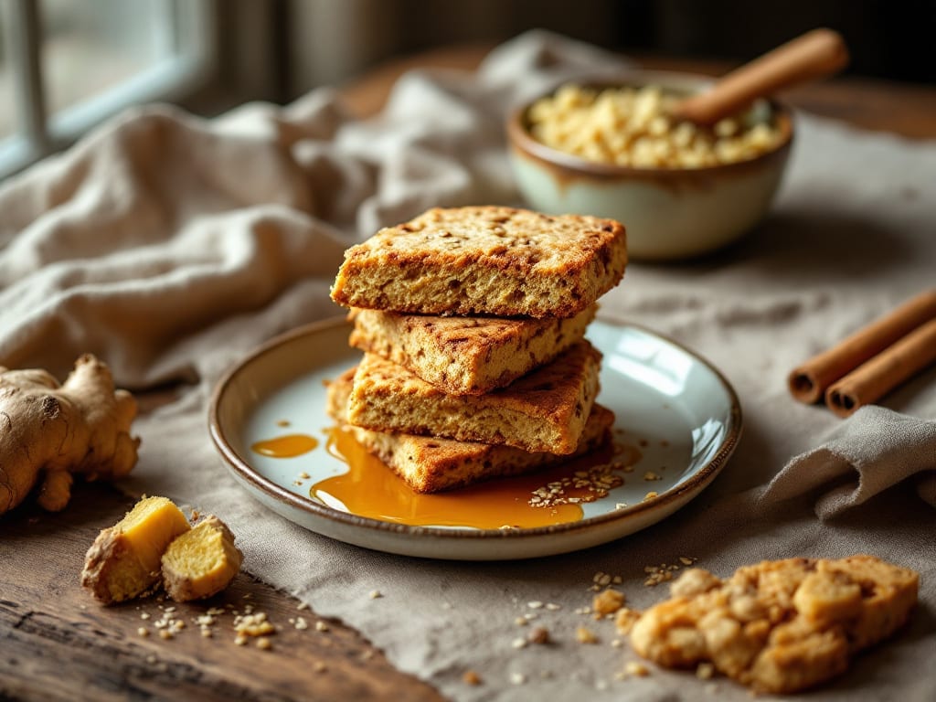 Biscotti allo zenzero e miele