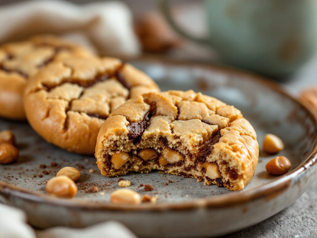 Biscotti al caffè e nocciola torrefatta