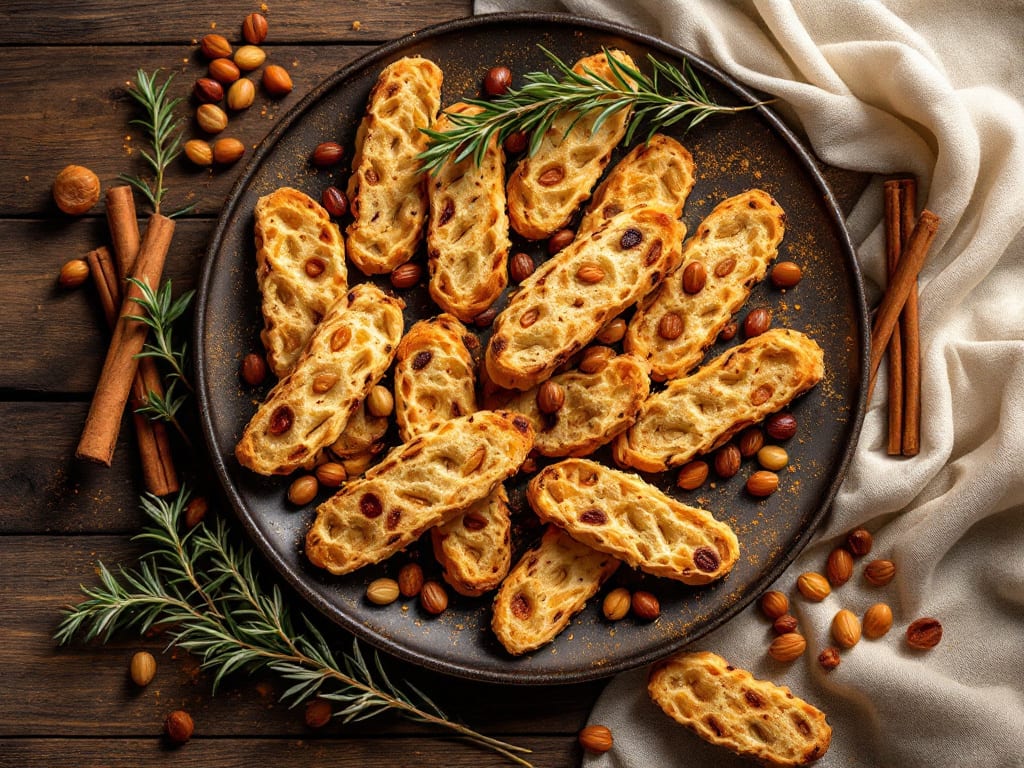 Biscotti di farina di castagne e noci