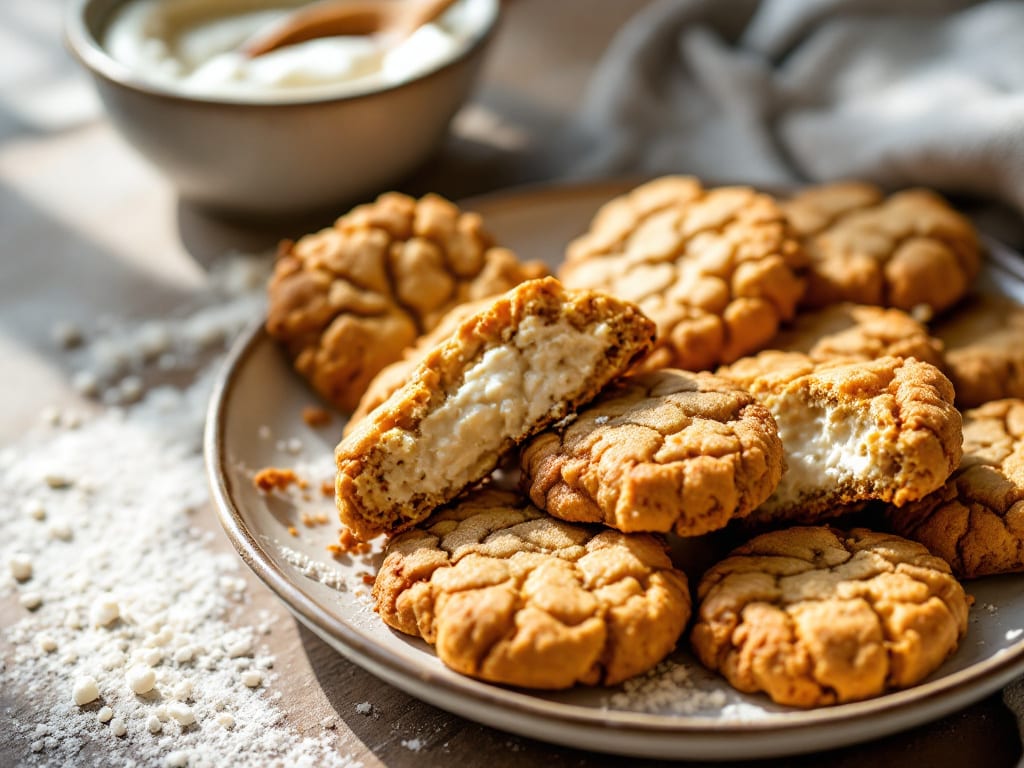 Biscotti allo yogurt greco senza glutine