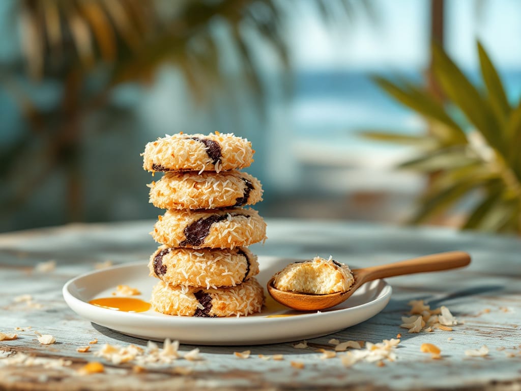 Biscotti al cocco e vaniglia