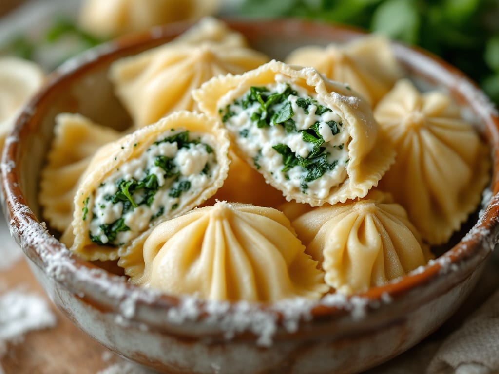 Trofiette Ripiene di Ricotta e Spinaci