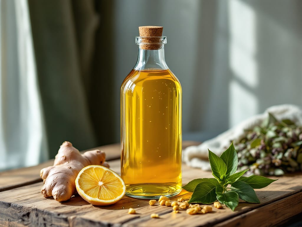 Kombucha casalingo al tè verde e zenzero