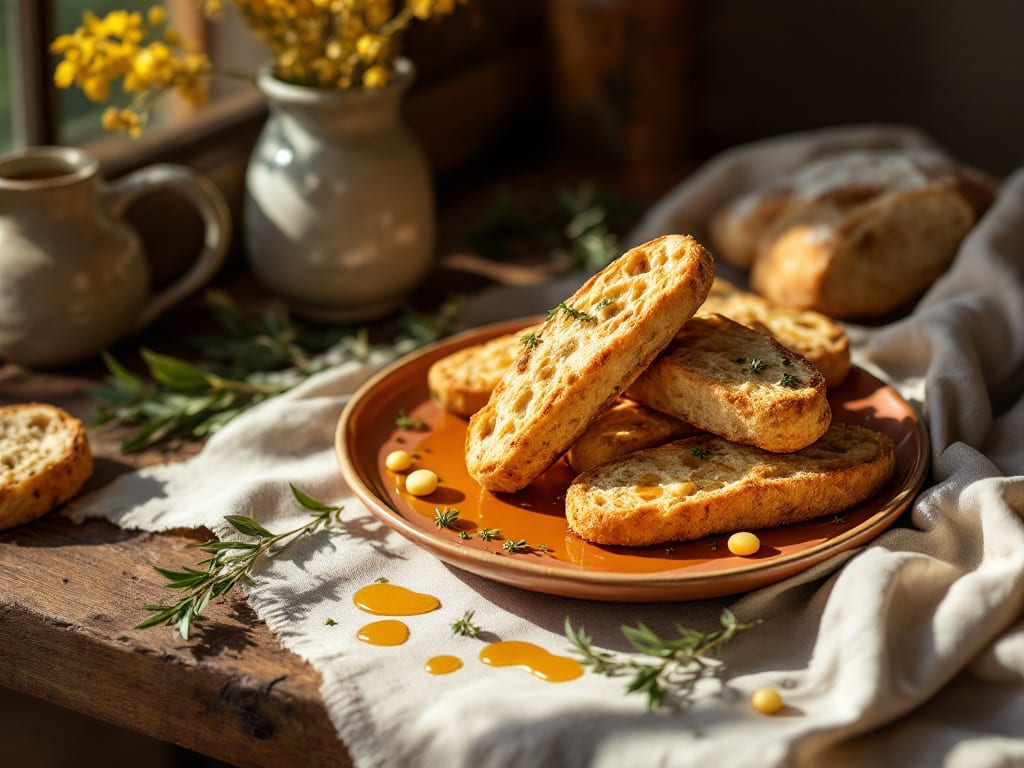Biscotti alle mandorle e miele di castagno
